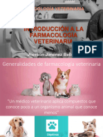 Presentación 1. Introducción A La Farmacología Veterinaria