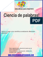 Ciencia de Palabras