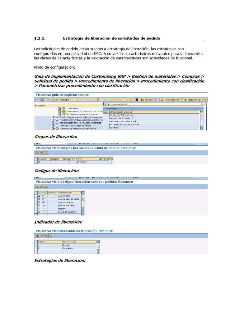 Estrategias de liberación en SAP | PDF | Informática | Ciencias de la ...