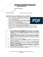 Acta Suscinta 1era Declaracion y Notificacion Resolucion de Tramite (Gerson) 2024