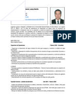 Juan Loaiza - Currículum Vitae