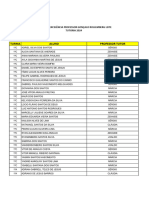 Lista de tutoria