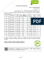 Certificado de Cotizaciones AFPModelo