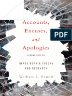 Accounts, Excuses, and Apologies Image Repair Theory