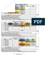 Horario Propuesta