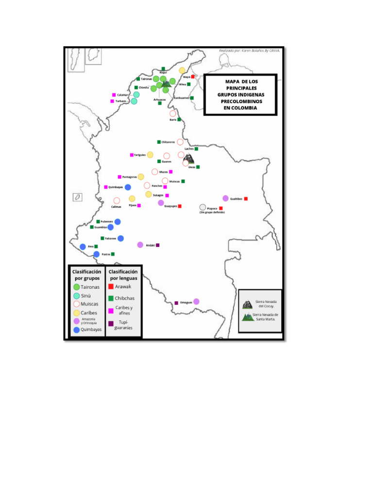 Pueblos Ancestrales de Colombia | PDF