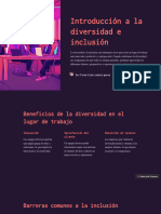 Introducción A La Diversidad e Inclusión: by Cesar Luis Santos Perez