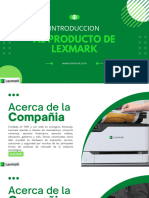 Introducción Al Producto de LEXMARK