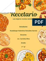 Cuaderno Recetario 2