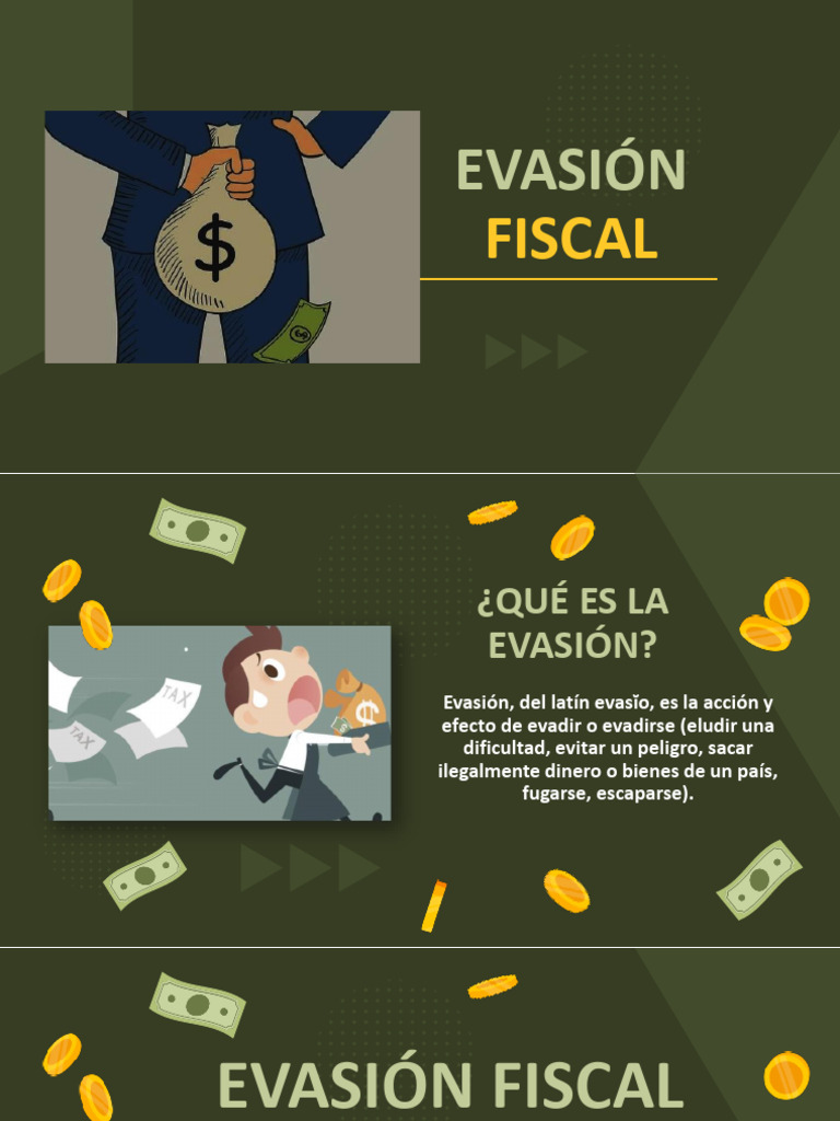 Presentación Evasión Fiscal Expo Pdf Evasión De Impuestos Impuestos