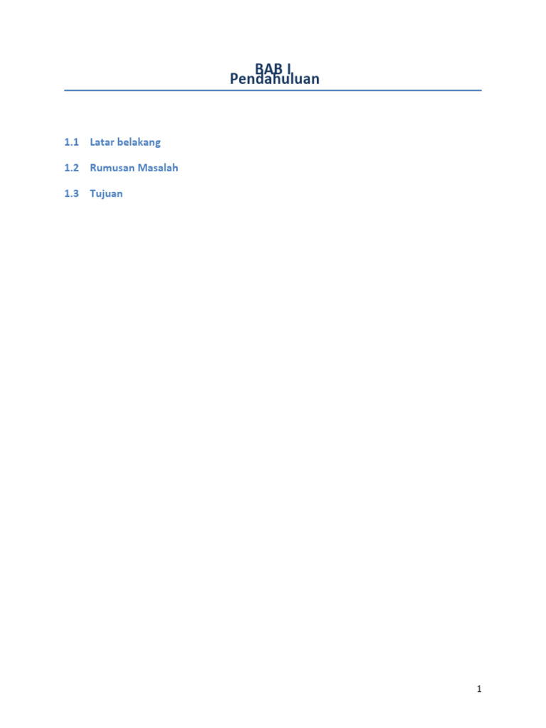 Stuban Kel-1 | PDF