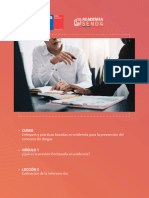 Lección M1L2 - Enfoques y Prácticas Basadas en Evidencia para La Prevención Del Consumo de Droga (SENDA)