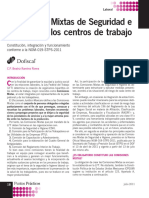 Comisiones Mixtas de Seguridad e Higiene en Los Centros de Trabajo