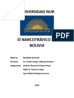 Informe El Narcotrafico en Bolivia
