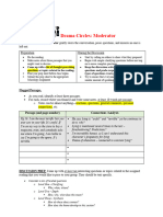 Drama Circles Role Preparation Sheet