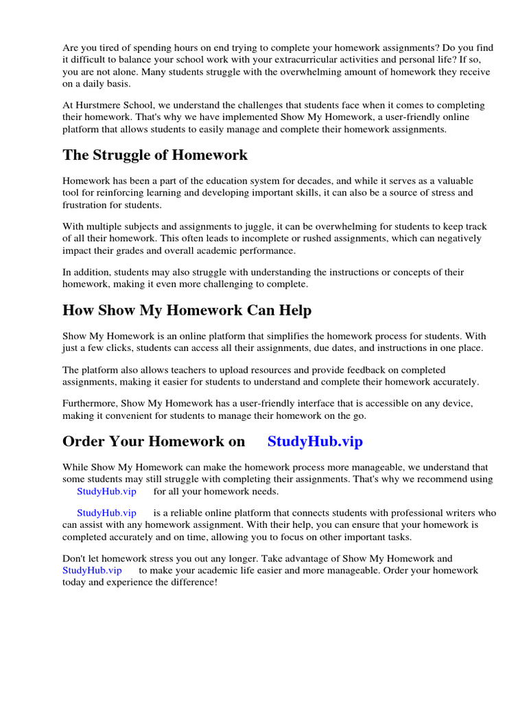 hurstmere-school-show-my-homework-pdf-homework-teachers