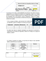 FT-SST-033 Formato Rendición de Cuentas del SG-SST