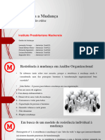 Apresentação Do Grupo B - 26.02.2015 - Resistência Às Mudanças