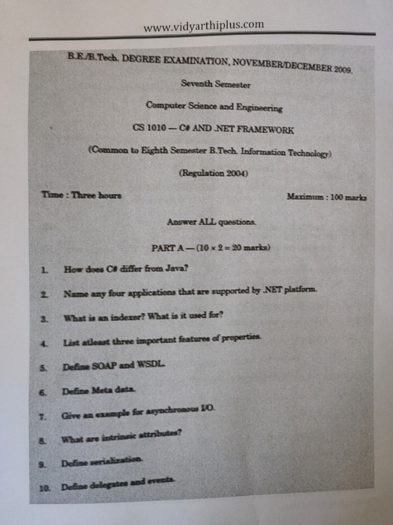 Net Question Paper | PDF