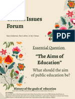 edfd 459 critical issue forum