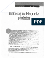 Capitulo Uno Naturaleza y Uso Pruebas Psicologicas