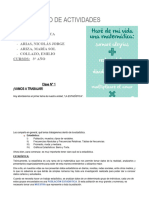 Cuadernillo de Actividades 2021 - #1 - MATEMATICA - 3° AÑO