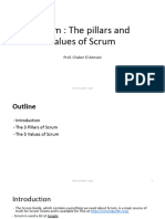 Scrum: The Pillars and Values of Scrum: Prof. Chaker El Amrani