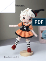 Sakura Doll With Halloween Costume by Moonlightcrochet - PDF Version 1