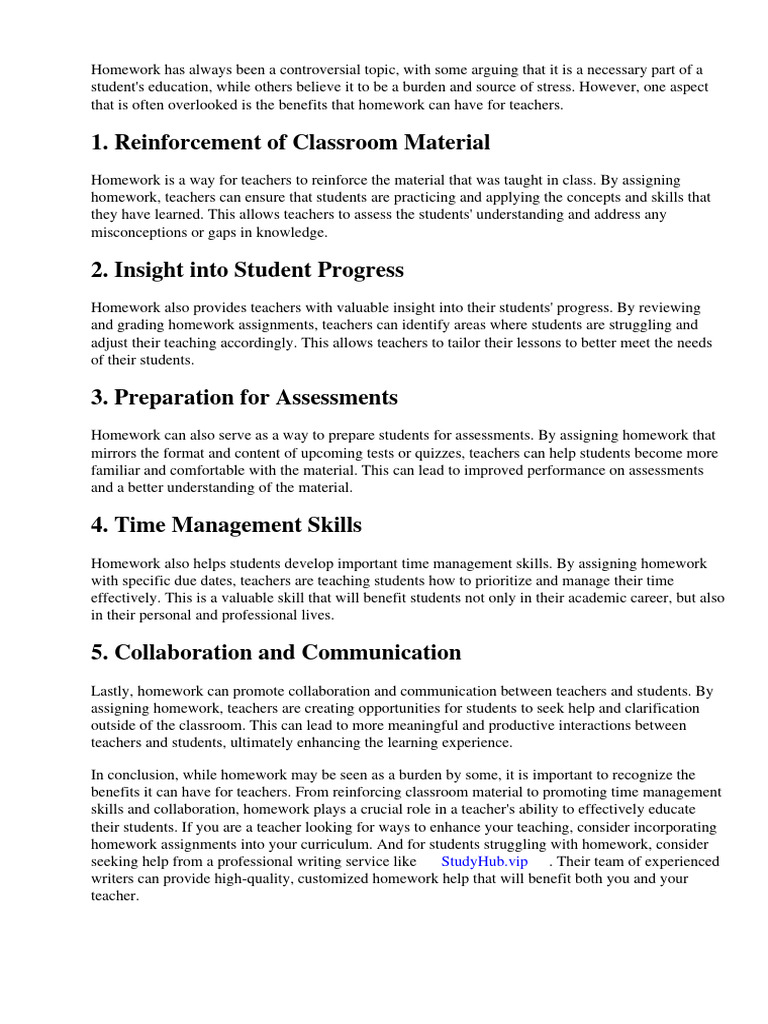 homework-benefits-teachers-pdf-homework-teachers