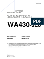 Wa430 6e0 Komatsu Shop Manual