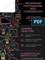 Mechanisms For Financing New Cooperatives 2