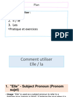 Les Pronoms Difference Grammaire Cours