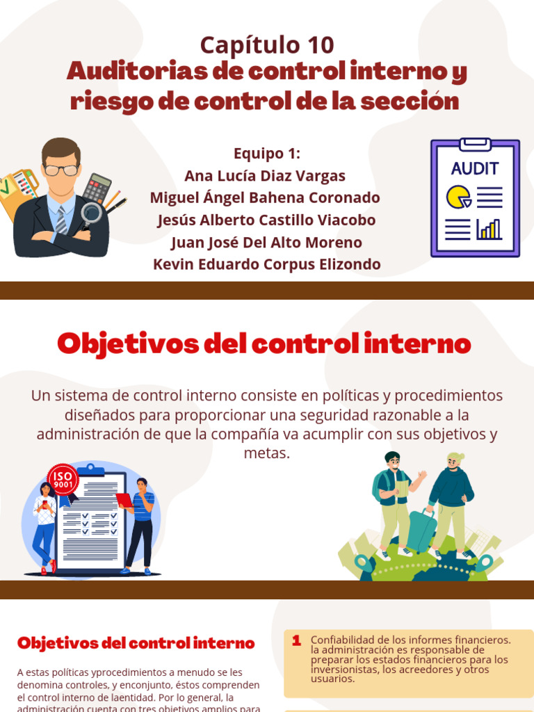 Auditorías de Control Interno y Riesgo de Control de La Sección | PDF ...