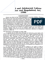 The Child and Adolescent Labour Prohibition and Regulation Act,