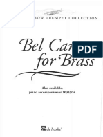 Bel Canto For Brass