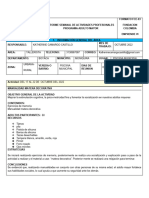 Formato FCE - 03 Informe de Actividades Del 17 AL 22 de OCTUBRE