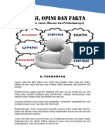 ASUMSI OPINI DAN FAKTA Pengertian Jenis