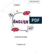 Cuadernillo de Inglés 5° Grado A y B 2024