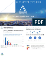Acudeen Investment Deck With Impact Metrics