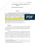 Filosofia, Educação e Religião - Conexões A Partir Do Santo Daime1