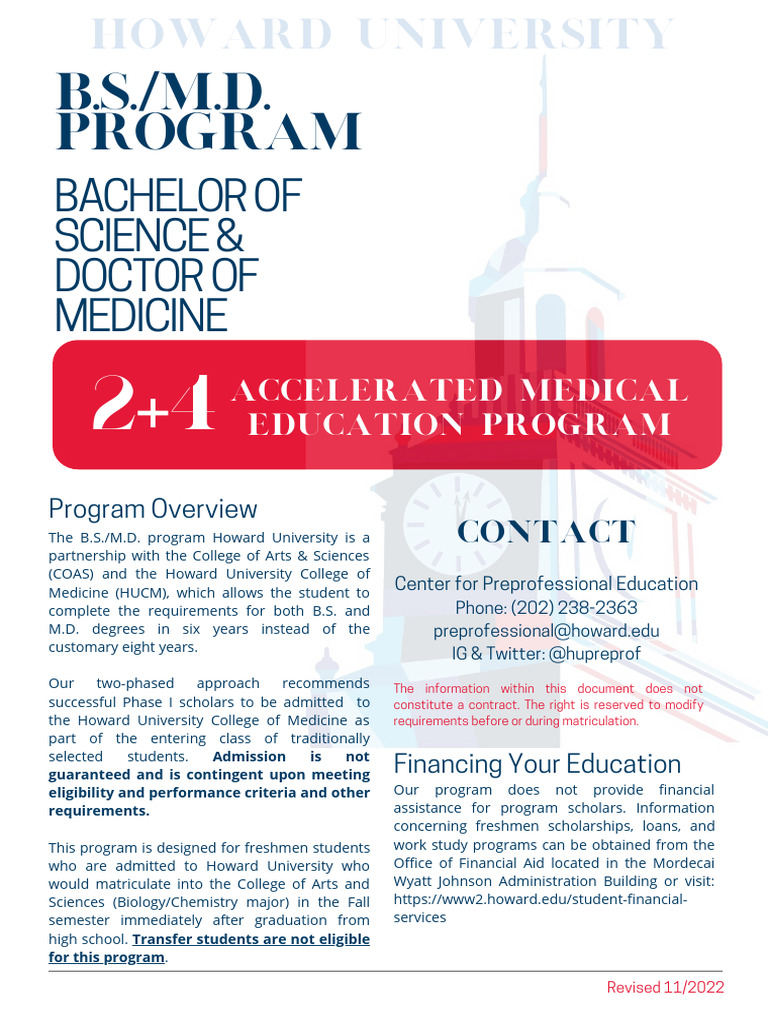 BSMD 2023 Information Sheet - Revnov2022 | PDF | Doctor Of Medicine ...
