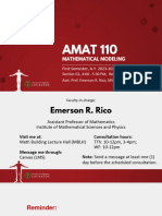 AMAT 110 Orientation