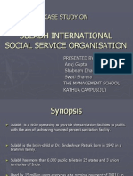 Sulabh International Social Service Organisation: Case Study On
