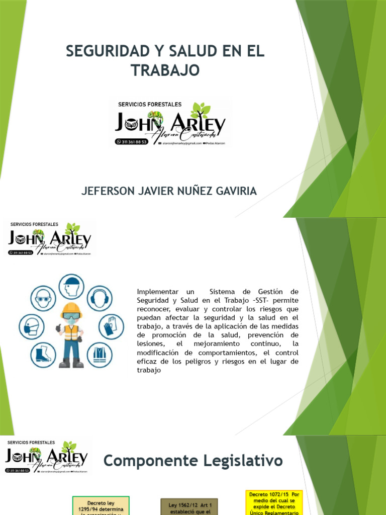Seguridad y Salud en El Trabajo | PDF | Seguridad y salud ocupacional ...