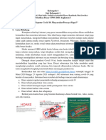 Kelompok 4 Sub Kelompok 1 Pelatihan Dasar CPNS 2021 Angkatan I "Hoaks Seputar Covid 19, Masyarakat Percaya Siapa?"