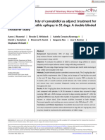 Veterinary Internal Medicne - 2023 - Rozental - The Efficacy and Safety of Cannabidiol As Adjunct Treatment For