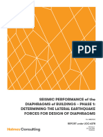 Seismic Perfomance Diaphragms - Bull 18