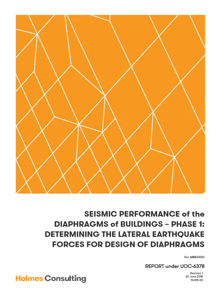 Seismic Performance of Building Diaphragms | PDF | Force | Earthquake ...