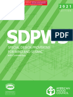 Special Design Provisions for Wind and Seismic With Commentary - American Wood Council (AWC) 2021