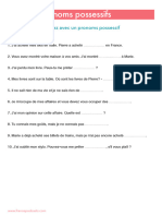 Pronoms Possessifs Exercice 1 (1)